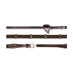 Redini in tessuto 5/8 con 9 fermagli D Collection by Dy'on Marrone