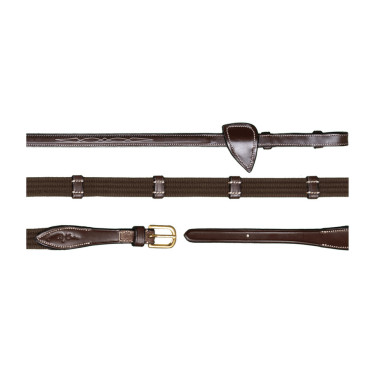 Redini in tessuto 5/8 con 9 fermagli D Collection by Dy'on Marrone