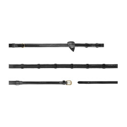 Redini Howlett in Gomma 1/2 con 7 Fermagli D Collection by Dy'on Nero