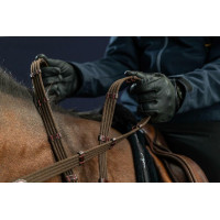 Redini in tessuto 5/8 con 9 fermagli New English Collection by Dy'on Nero Redini in tessuto 5/8 con 9 fermagli New English Collection by Dy'on Nero