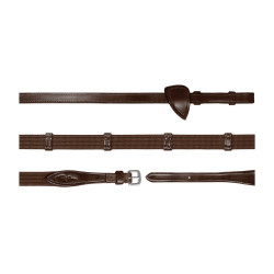 Redini in tessuto 5/8 con 9 fermagli New English Collection by Dy'on Marrone