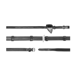 Redini Hunter 5/8 con 7 fermagli (senza stopper) Collezione US by Dy'on Nero