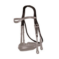 Capezzina Testiera Tipo Dressage New English Collection by Dy'on Marrone Capezzina Testiera Tipo Dressage New English Collection by Dy'on Marrone