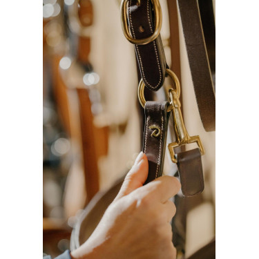 Capezzina in cuoio D Collection by Dy'on Marrone