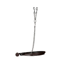 Lunga in cuoio con catena Working by Dy'on Marrone