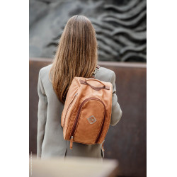 Borsa per casco Chestnut Grooming Deluxe by Kentucky Marrone