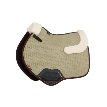 Tappetino LeMieux Merino+ Suede Close Contact Square Felce Verde