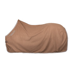 Coperta in pile Imperial Riding Classic Cappuccino Marrone