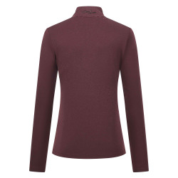 Tech top Euro-Star Olivia Rosa nera Bordeaux