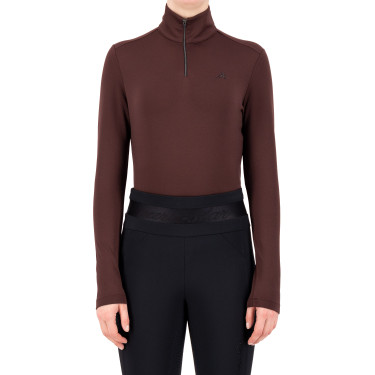 Tech top Euro-Star Olivia Rosa nera Bordeaux