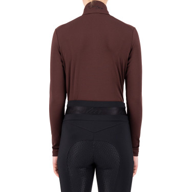 Tech top Euro-Star Olivia Rosa nera Bordeaux