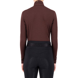 Tech top Euro-Star Olivia Rosa nera Bordeaux