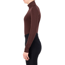 Tech top Euro-Star Olivia Rosa nera Bordeaux