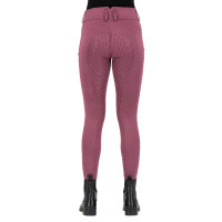 Leggings da equitazione Easy Rider Rihanna FullGrip Rosa di biancospino