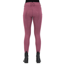 Leggings da equitazione Easy Rider Rihanna FullGrip Rosa di biancospino