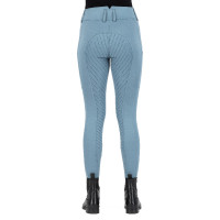 Leggings da equitazione Easy Rider Rihanna FullGrip Piombo Blu
