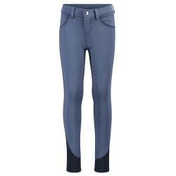 Pantaloni da equitazione Easy Rider Xenia FullGrip bambini Blu digitale