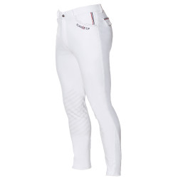 Pantalon Flags & Cup Saint Malo homme Blanc / marron