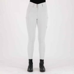 Pantaloni da equitazione Imperial Riding Bliss FullGrip Cristallo Bianco