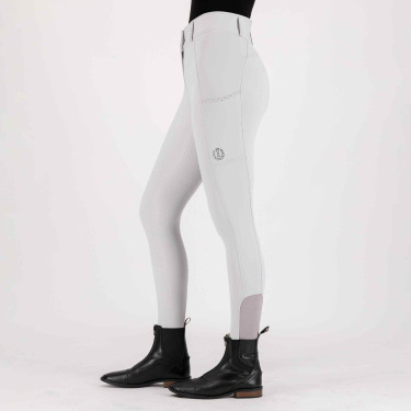 Pantaloni da equitazione Imperial Riding Bliss FullGrip Cristallo Bianco