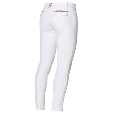 Pantalon Flags & Cup Saint Malo homme Blanc / marron