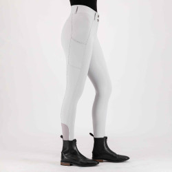 Pantaloni da equitazione Imperial Riding Bliss FullGrip Cristallo Bianco