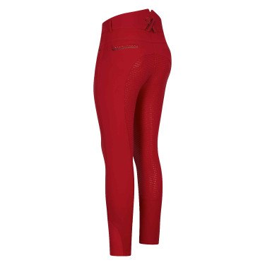 Pantaloni da equitazione Imperial Riding El Capone a vita alta FullGrip Rosso tango Pantaloni da equitazione Imperial Riding El Capone a vita alta FullGrip Rosso tango