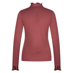 Top Imperial Riding Anna a maniche lunghe Rosa scuro
