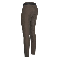 Leggings da equitazione HV Polo Clarissa FullGrip Moka Marrone