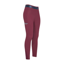 Leggings da equitazione HV Polo Clarissa FullGrip Baia nera Bordeaux Leggings da equitazione HV Polo Clarissa FullGrip Baia nera Bordeaux