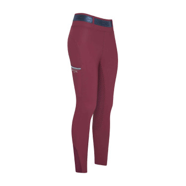 Leggings da equitazione HV Polo Clarissa FullGrip Baia nera Bordeaux Leggings da equitazione HV Polo Clarissa FullGrip Baia nera Bordeaux