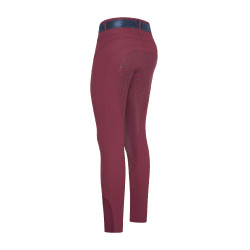 Leggings da equitazione HV Polo Clarissa FullGrip Baia nera Bordeaux Leggings da equitazione HV Polo Clarissa FullGrip Baia nera Bordeaux