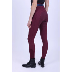 Leggings da equitazione HV Polo Clarissa FullGrip Baia nera Bordeaux Leggings da equitazione HV Polo Clarissa FullGrip Baia nera Bordeaux
