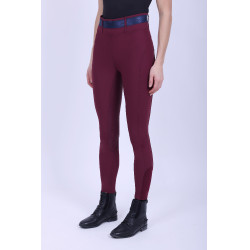 Leggings da equitazione HV Polo Clarissa FullGrip Baia nera Bordeaux Leggings da equitazione HV Polo Clarissa FullGrip Baia nera Bordeaux