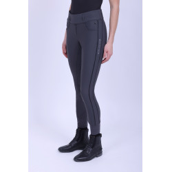 Leggings da equitazione HV Polo Isabell FullGrip Grigio estremo Leggings da equitazione HV Polo Isabell FullGrip Grigio estremo