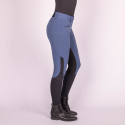 Pantaloni da equitazione Euro-star Airflow Full Marina Blu marino