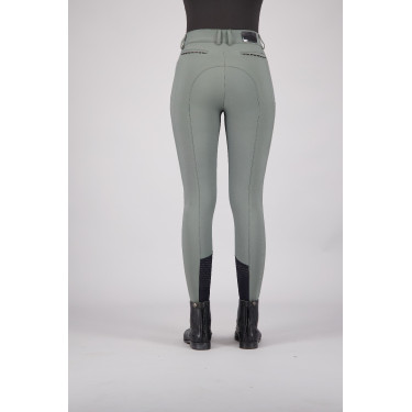Pantaloni da equitazione Euro-star Arielle Cool FullGrip Grigio roulette