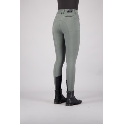 Pantaloni da equitazione Euro-star Arielle Cool FullGrip Grigio roulette