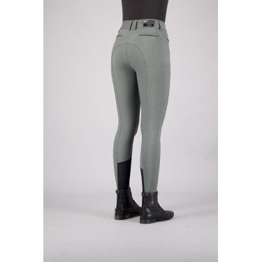 Pantaloni da equitazione Euro-star Arielle Cool FullGrip Grigio roulette