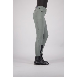 Pantaloni da equitazione Euro-star Arielle Cool FullGrip Grigio roulette