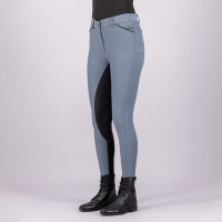 Pantaloni da equitazione Euro-star Arista diamond FullGrip Piombo nero