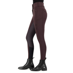 Pantaloni da equitazione Euro-star Aurelia Diamond FullGrip Rosa nera Bordeaux Pantaloni da equitazione Euro-star Aurelia Diamond FullGrip Rosa nera Bordeaux