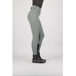 Pantaloni da equitazione Euro-star Indigo Glam FullGrip Grigio roulette Pantaloni da equitazione Euro-star Indigo Glam FullGrip Grigio roulette