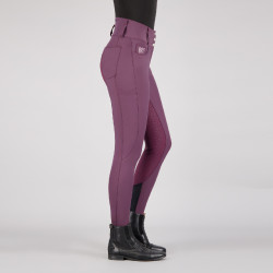 Pantaloni da equitazione Euro-star Indigo a vita alta FullGrip Baia nera Bordeaux Pantaloni da equitazione Euro-star Indigo a vita alta FullGrip Baia nera Bordeaux