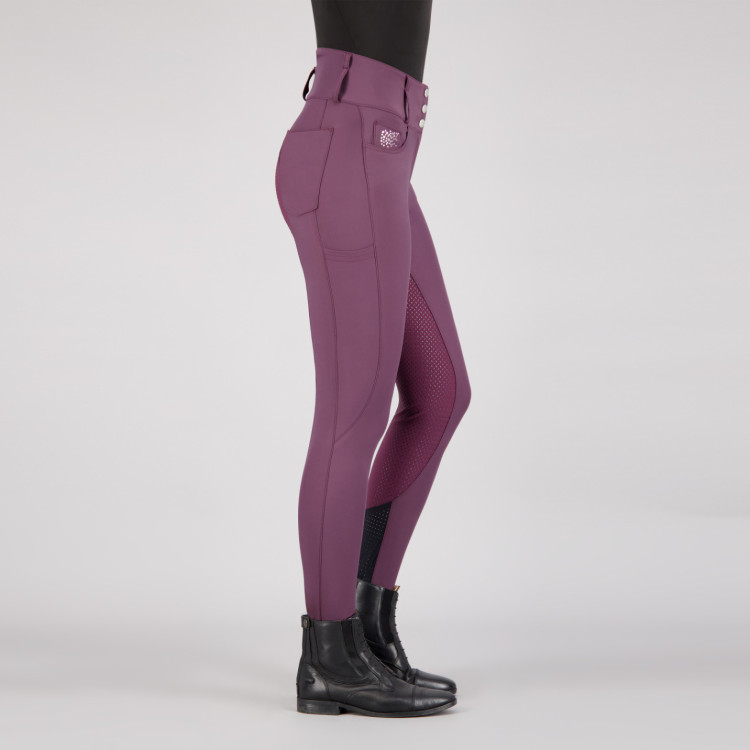 Pantaloni da equitazione Euro-star Indigo a vita alta FullGrip Pantaloni da equitazione Euro-star Indigo a vita alta FullGrip