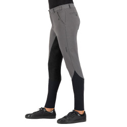 Pantaloni da equitazione Euro-star Marcello Full Magnete Grigio