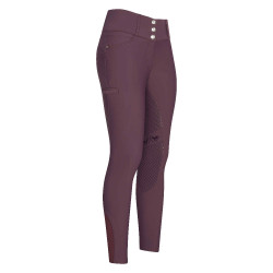 Pantaloni da equitazione HV Polo Elena FullGrip Baia nera Bordeaux Pantaloni da equitazione HV Polo Elena FullGrip Baia nera Bordeaux