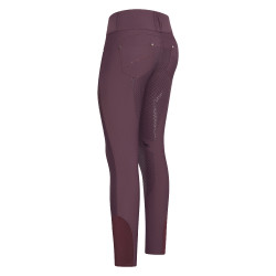 Pantaloni da equitazione HV Polo Elena FullGrip Baia nera Bordeaux Pantaloni da equitazione HV Polo Elena FullGrip Baia nera Bordeaux