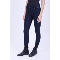 Pantaloni da equitazione HV Polo Ellen FullGrip Marina Blu marino