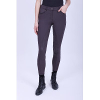 Pantaloni da equitazione HV Polo Ellen FullGrip Grigio estremo